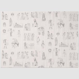 Ancient Greece Classical Greek History Pattern Tissue Paper