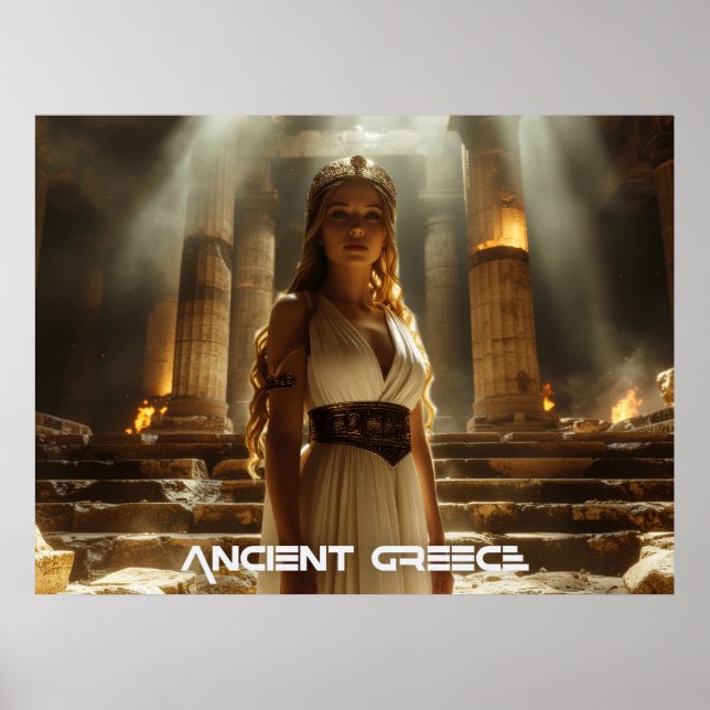 ANCIENT GREECE - GREEK POSTER (Front)