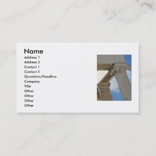 Ancient Greece - The Acropolis - Business Cards