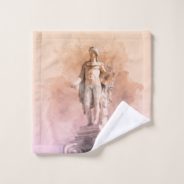 Ancient Greek Apollo Statue Wash Cloth – Classic  (Wash Cloth)