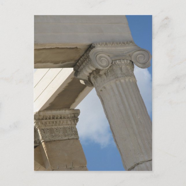 Ancient Greek Architectural Columns Postcard (Front)