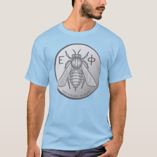 Ancient Greek Bee Tetradrachm Coin from Ephesos T-Shirt