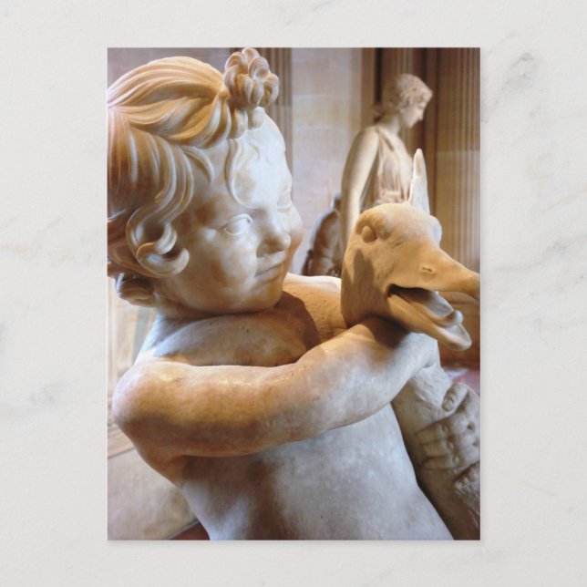 Ancient Greek Boy with Goose Postcard (Front)