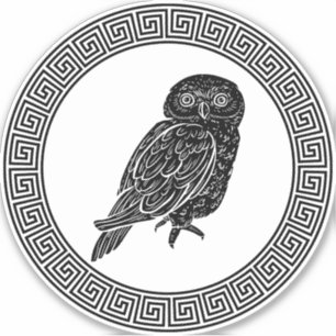 Ancient Greek Design Athena's Owl
