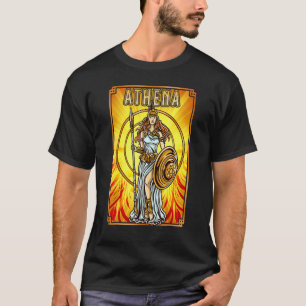 Ancient Greek God Athena Mount Olympus Greek Mytho T-Shirt