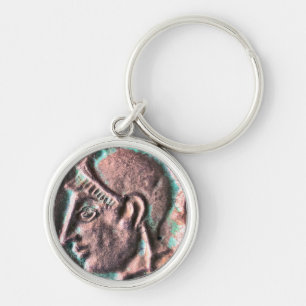 Ancient Greek God Coin Key Ring