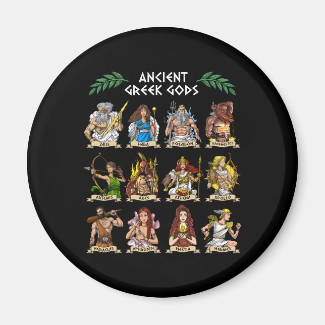 Ancient Greek Gods Magnet (Front)
