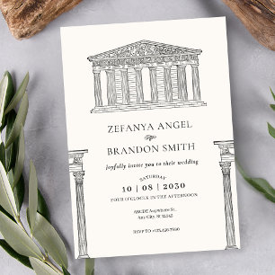 Ancient greek  invitation