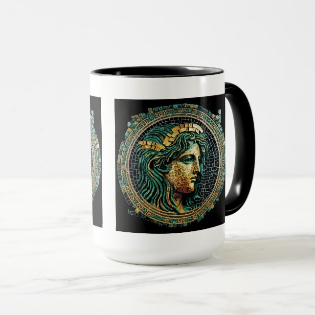 Ancient Greek Mystery Combo Mug, 15 oz  Mug (Front Right)