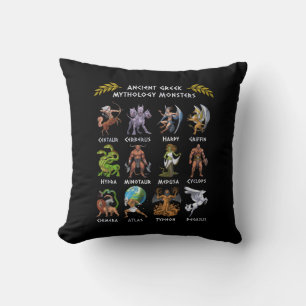 Ancient Greek Mythology Monsters Cushion