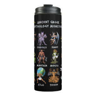Ancient Greek Mythology Monsters Thermal Tumbler