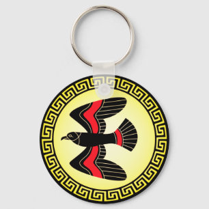 Ancient Greek Shields: Hawk (Air) Key Ring