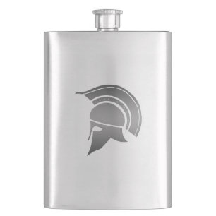 Ancient Greek Spartan Helmet Hip Flask