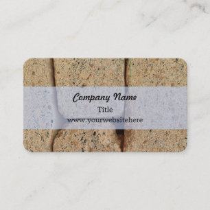 Ancient Greek Stone Pattern Business Card