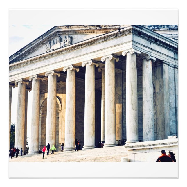 Ancient greek temple photo print (Front)