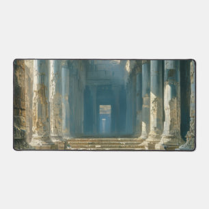 Ancient Greek Temple Ruins Desk Mat