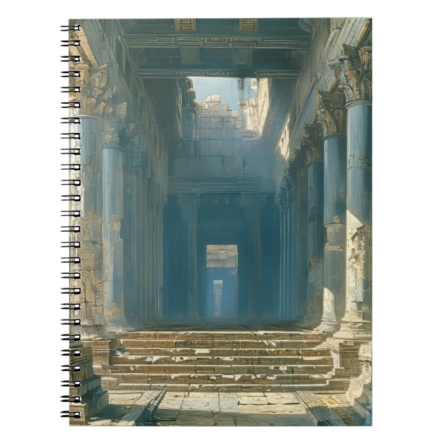 Ancient Greek Temple Ruins Notebook (Front)