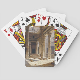 Ancient Greek Temple Ruins Playing Cards