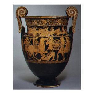 Ancient Greek Terracotta Volute-Krater ca. 450 BCE Poster