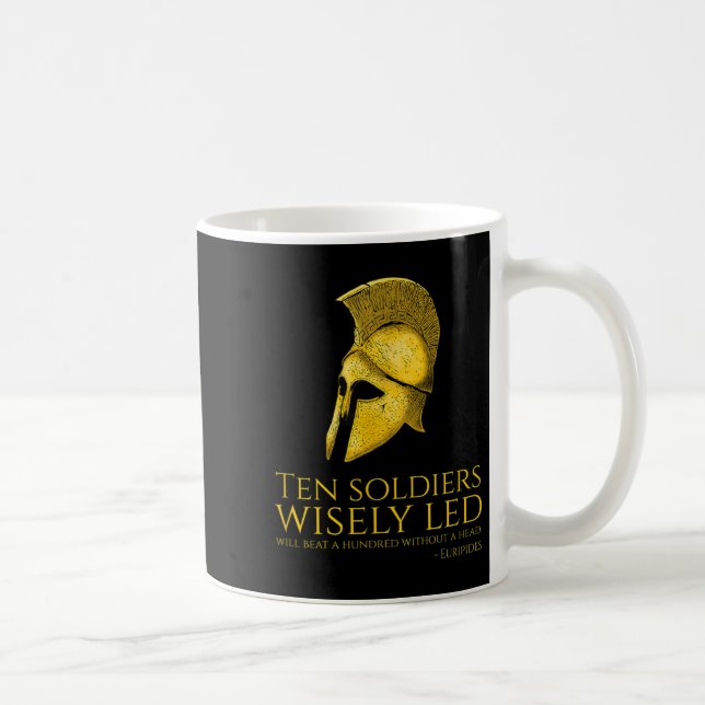 Ancient Greek Theatre - Euripides Quote - Clical A Coffee Mug (Right)