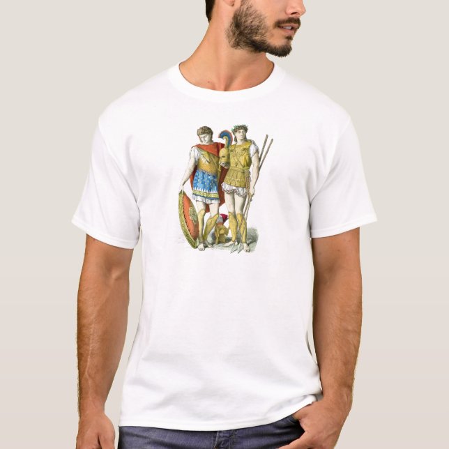 Ancient Greek Warriors T-Shirt (Front)