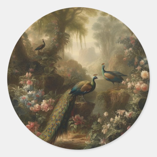 Ancient Grove Peacock Trio Sanctuary Seals (Front)