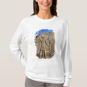 Ancient hieroglyphs on wall, Temple of Karnak, T-Shirt
