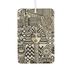 Ancient Historical Symbols Tattoo Style Car Air Freshener