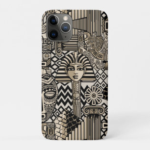 Ancient Historical Symbols Tattoo Style iPhone 11 Pro Case