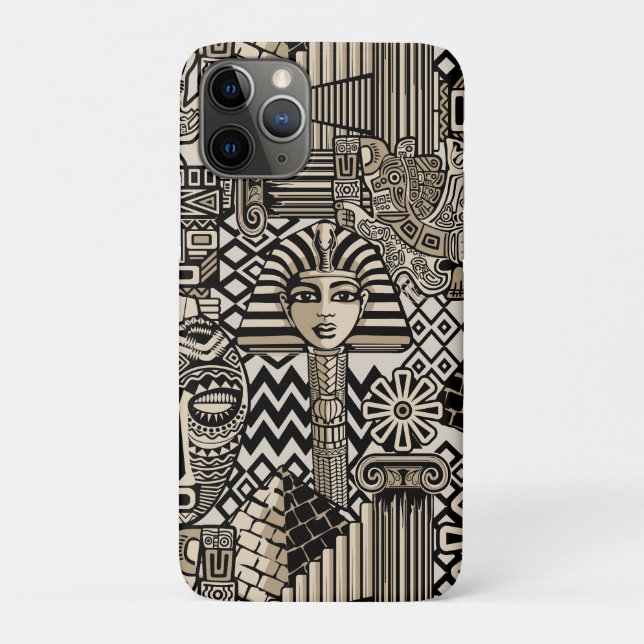 Ancient Historical Symbols Tattoo Style Case-Mate iPhone Case (Back)