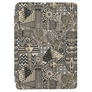 Ancient Historical Symbols Tattoo Style iPad Air Cover