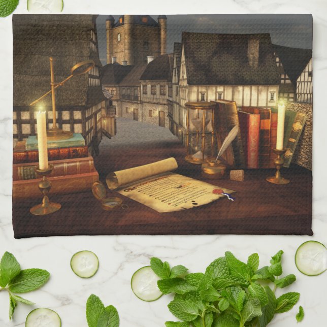 Ancient Horizons Kitchen Towel (Folded)