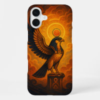 Ancient Horus Divine Sun Falcon Ember