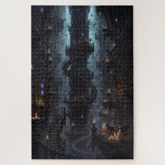 Ancient Infinite Library Puzzle – 1014 Pieces