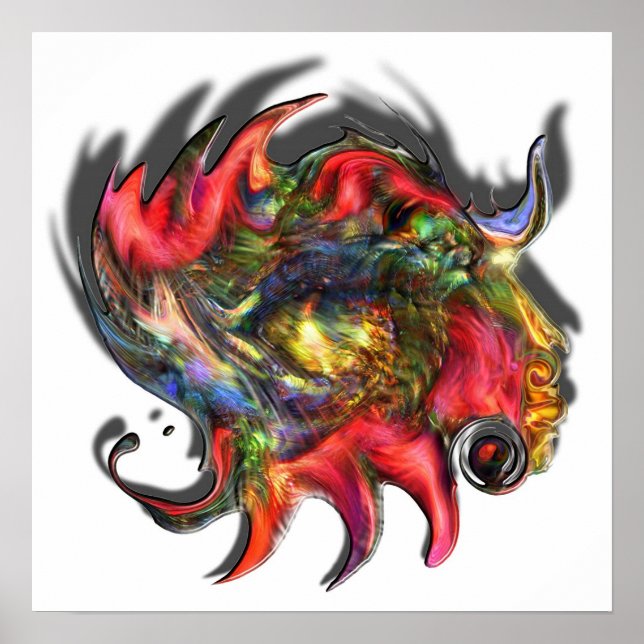 Ancient Ink's Head Poster (Front)