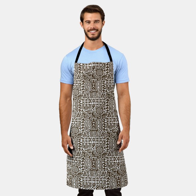 Ancient Inscriptions #19 Apron (Worn)