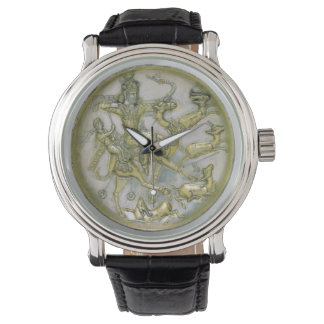 Ancient Iranian Plate Hunting Watch