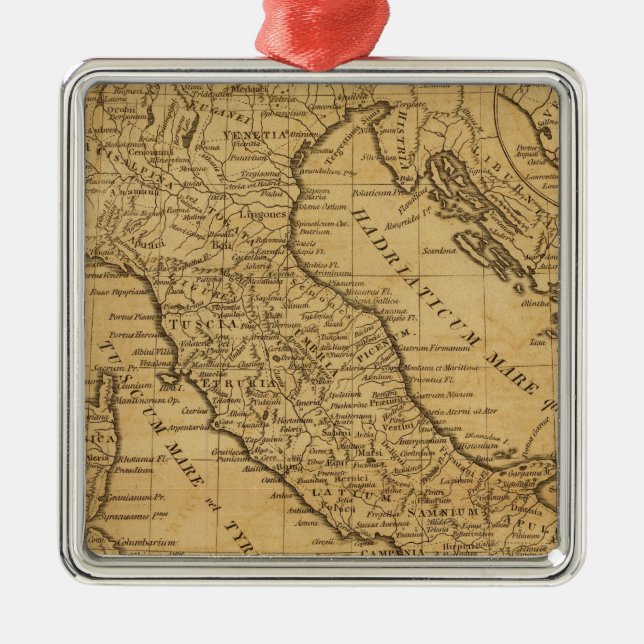 Ancient Italy Metal Tree Decoration (Front)