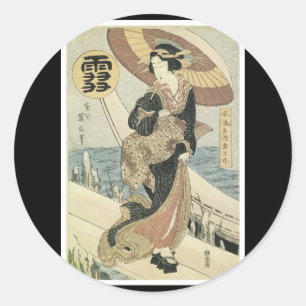 Ancient Japanese Art Sticker