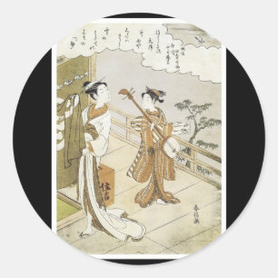 Ancient Japanese Art Sticker