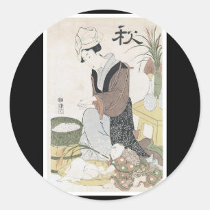 Ancient Japanese Art Sticker