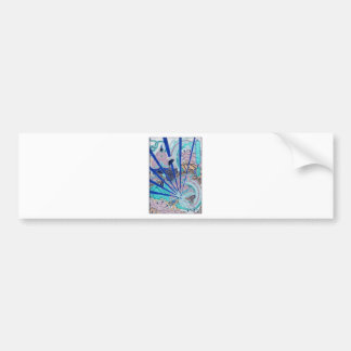 Ancient Japanese Dragon Painting Circa 1860's Bumper Sticker