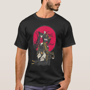 Ancient Japanese Female Samurai Katana Ronin Geish T-Shirt