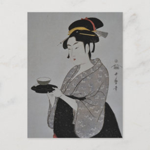 Ancient Japanese Painting circa 1793 Postcard