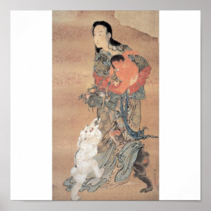 Ancient Japanese Painting Poster