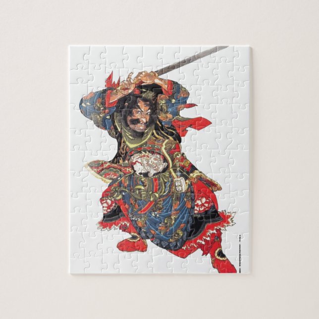 ANCIENT JAPANESE SAMURAI WARRIOR JIGSAW PUZZLE (Vertical)