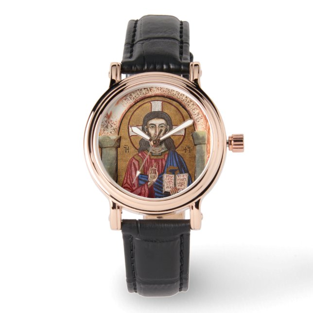 Ancient Jesus Mosaic Watch (Front)