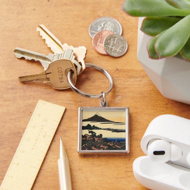 Ancient Kai province | Katsushika Hokusai drawing Key Ring (Desk)