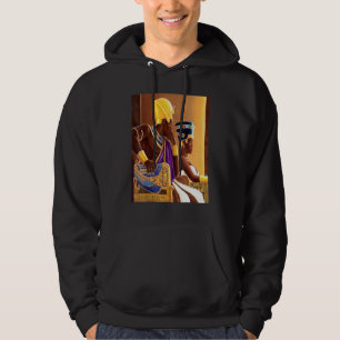 Ancient Kemet 2 Egyptian Royalty Pharaoh And His Q Hoodie