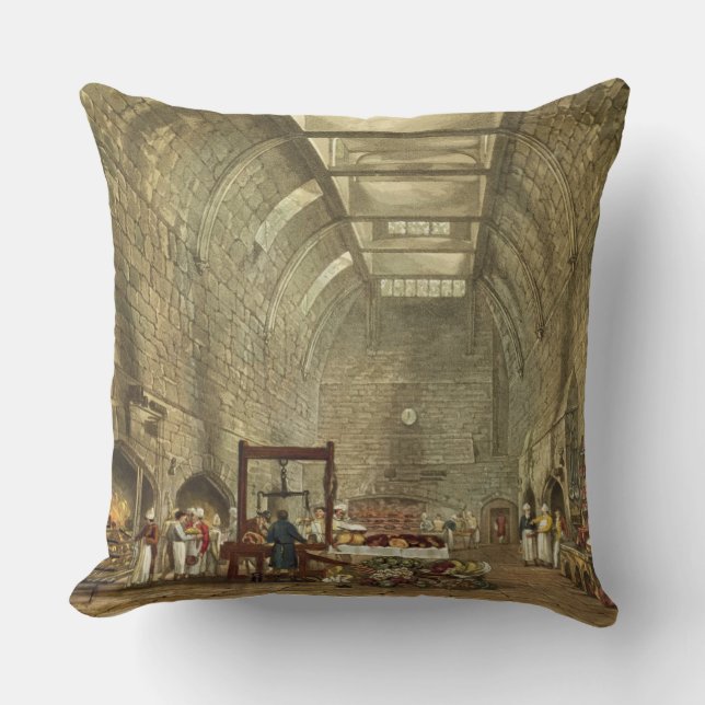 Ancient Kitchen, Windsor Castle, engraved by Willi Cushion (Front)